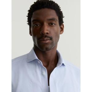 REISS Solarko Seersucker Cutaway-Collar Shirt